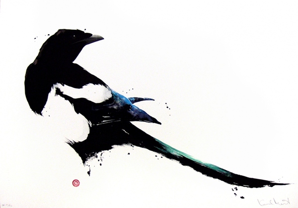 Birds - Watercolor, Drawing, Calligraphy, Art, Art, Zanamiclub, Longpost, Video