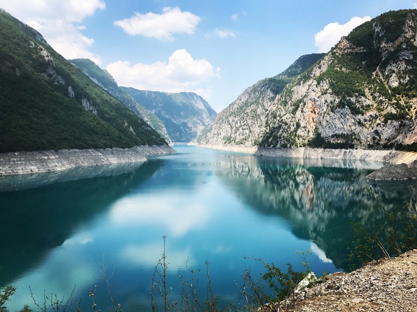 Piva reservoir, Montenegro - My, Montenegro, Travels, Reservoir