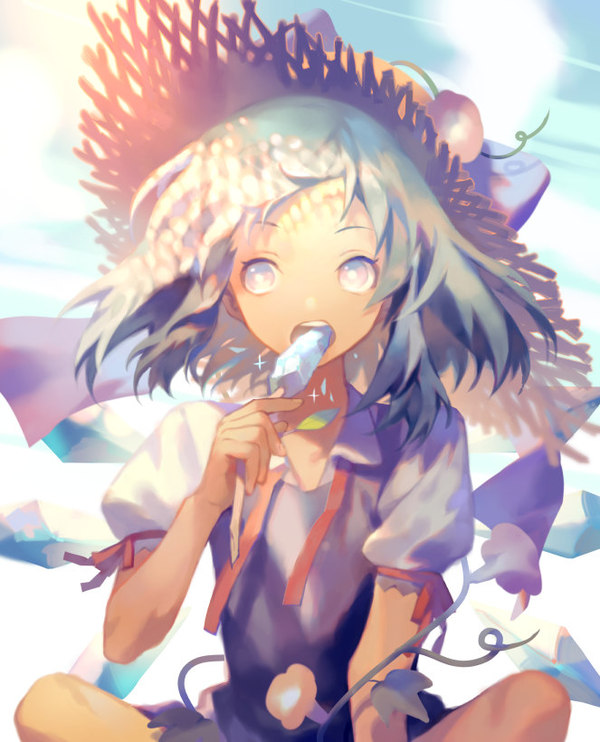  Cirno, Touhou, Anime Art, , ,  