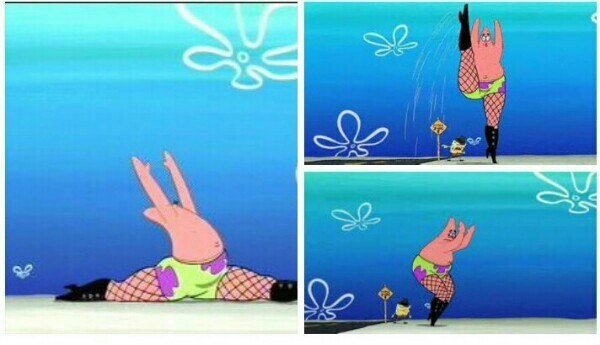 My favorite cartoon - My, Humor, SpongeBob, Patrick, Childhood, Patrick Star