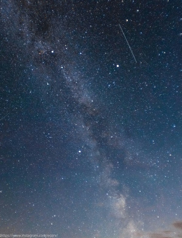 Звёздное небо в деревне Пушкино, Тверская область
