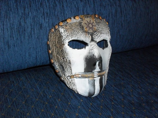 Jay Weinberg papier mache mask. - My, Longpost, Handmade, Slipknot, Papier mache, Mask