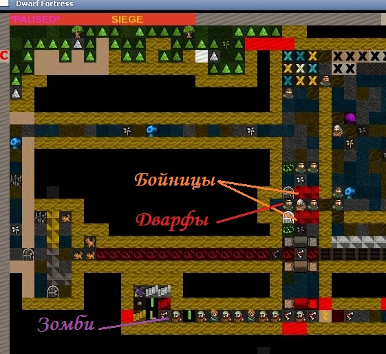 Messianic Fortification. Chapter Five: Operation Liberation (Dwarf Fortress) - My, Dwarf fortress, Computer games, Zombie, Story, Longpost, , Images