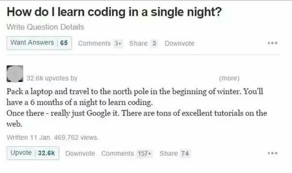 How to learn to code overnight - Programming, 9GAG, IT humor