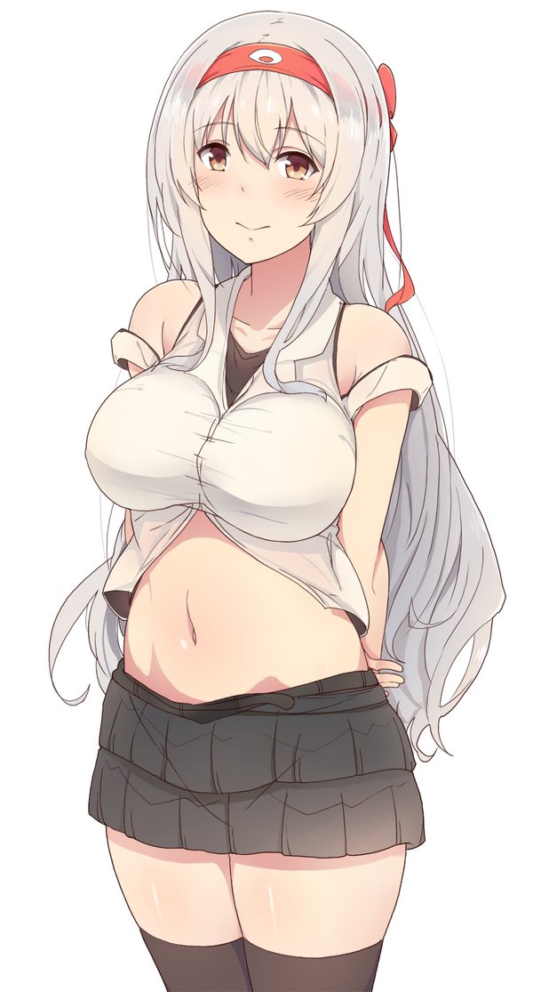 Shoukaku - NSFW, Kantai Collection, Shoukaku, Демонесса, Покемоны, Купальник, Аниме, Anime Art, Длиннопост