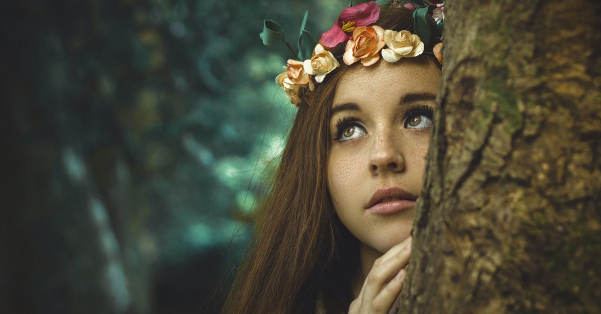 Freckled Brunette