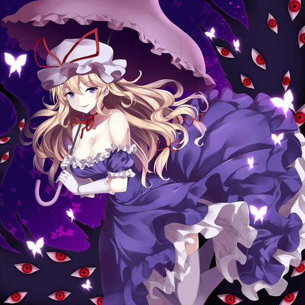 Yukari - Yakumo yukari, Touhou, Anime art, Anime