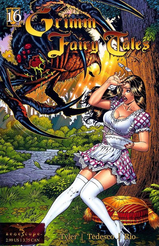 Grimm Fairy Tales, выпуск #16: «Маленькая мисс Маффет» - Сказка, Комиксы, Grimm Fairy Tales, Графические новеллы, Сказки на новый лад, Маленькая мисс Маффет, Длиннопост