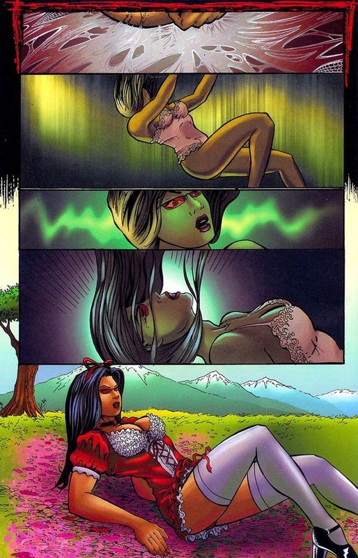 Grimm Fairy Tales Issue #16: Little Miss Muffet - Story, Comics, Grimm Fairy Tales, Graphic novels, Fairy tales in a new way, Little Miss Maffett, Longpost