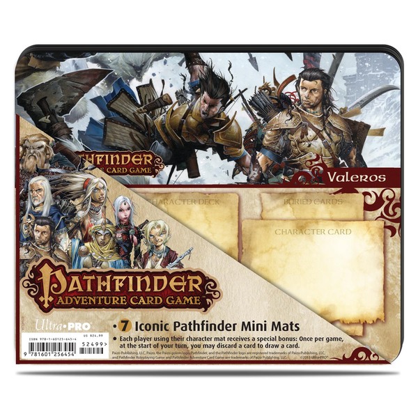 The playing field for the card Pathfinder: Rise of the Runelords - Board games, Playing field
