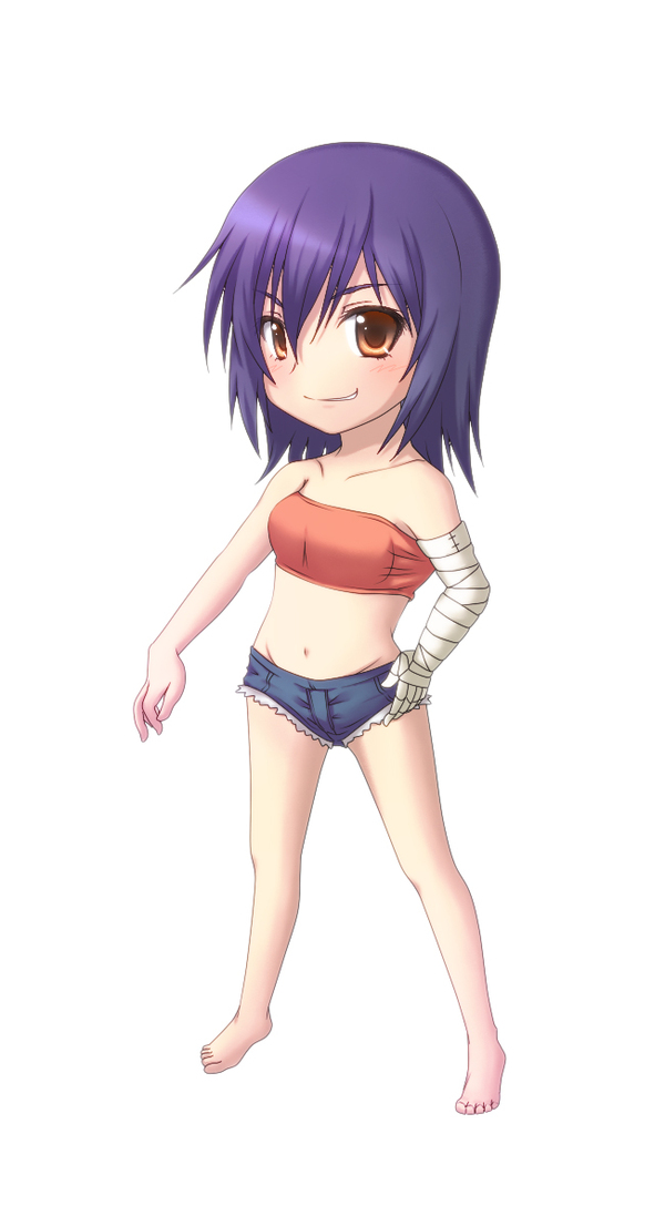 Маленькие и смешные #3 ) - Аниме, Anime Art, Арт, Kuena, Kanbaru Suruga, Hitagi Senjougahara, Monogatari series, Длиннопост