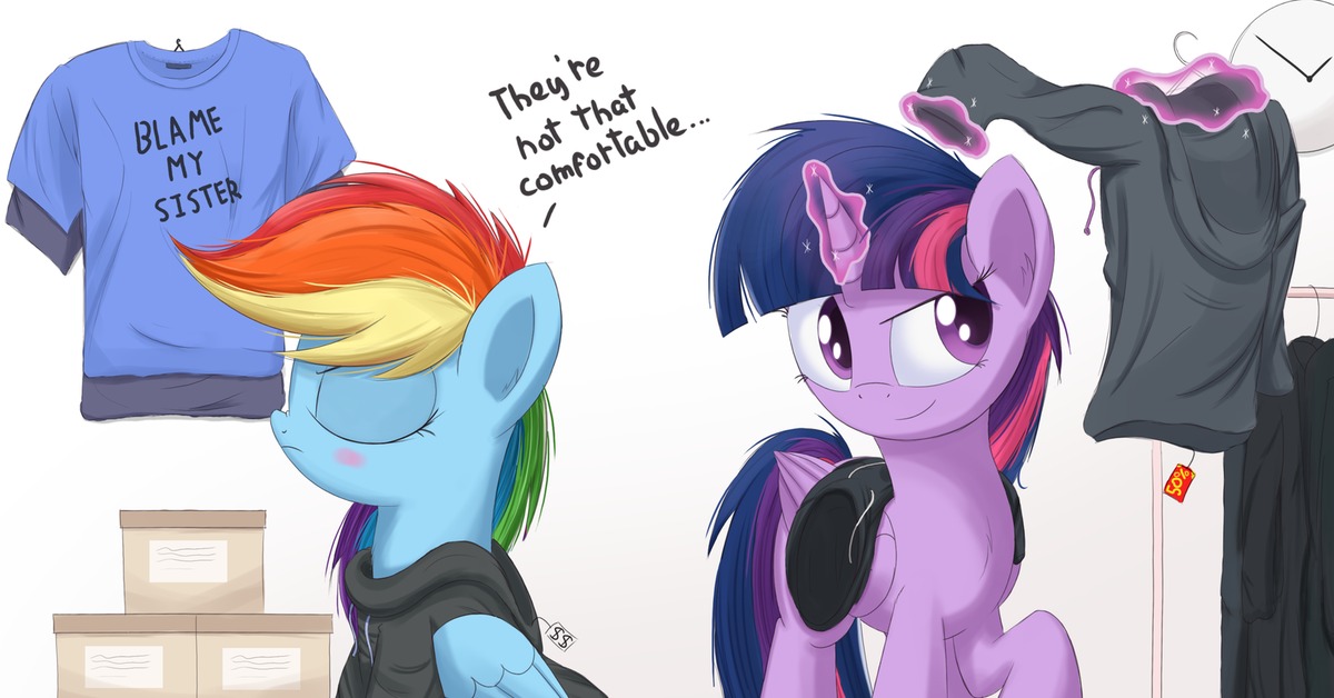 Они не удобные, My Little Pony, Ponyart, Twilight Sparkle, Rainbow Dash.