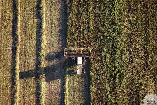 Haymaking in the Ulyanovsk region - My, Ulyanovsk, Ulyanovsk region, Quadcopter, The photo
