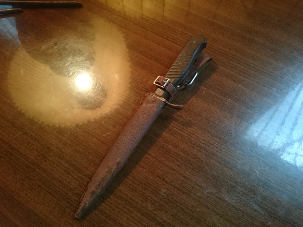 Dagger of the Nth year. - My, Dagger, , Knife, Old, Longpost