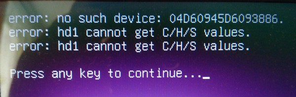  Linux, Grub, SSD, 
