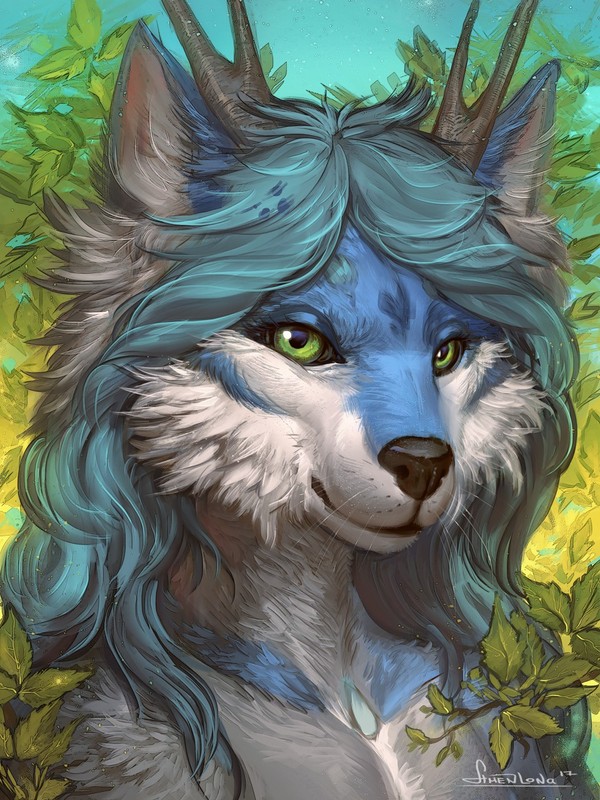 Calm in the eyes - Furry, Anthro, Art, 