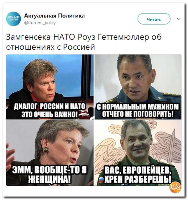 I'm not used to this. - , Twitter, Politics, Sergei Shoigu, NATO