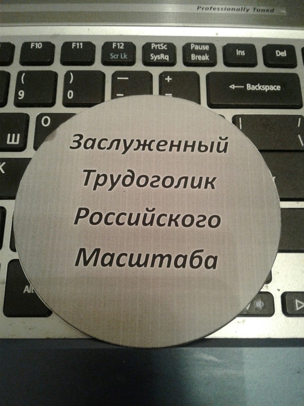 Medal. - My, The photo, Medallion, Hard worker, Russia