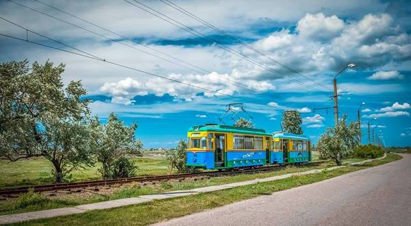 One of the smallest and most unusual tram systems in the world is located in...? - My, Crimea, Russia, Tram
