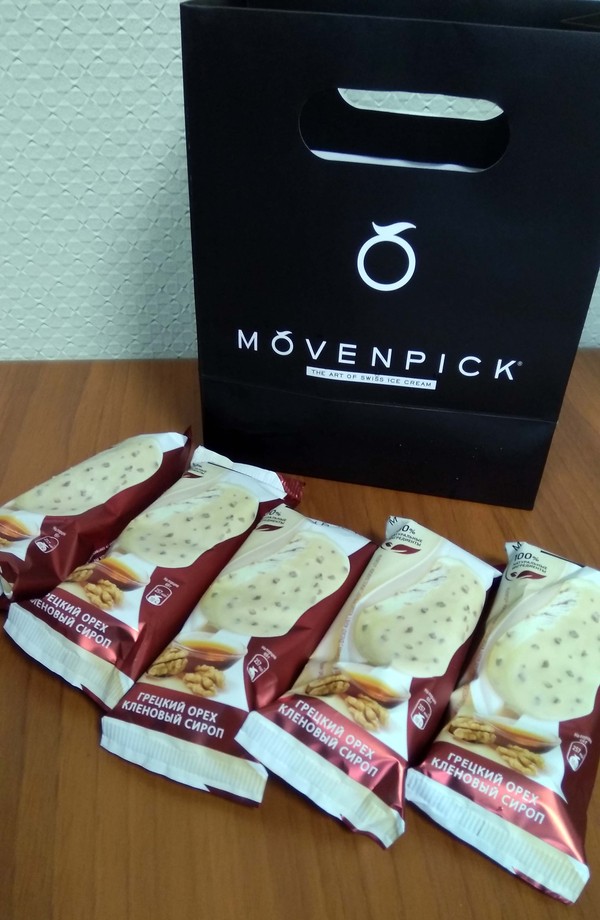 UberEats (Moscow time) - Mvenpick - here comes the ice cream - My, Uber Eats, Ice cream, , Yummy