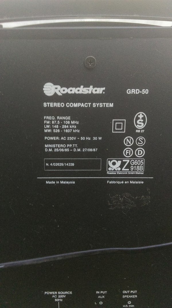 GRANDEUR Roadstar gdr-50    ,  , , 80-90