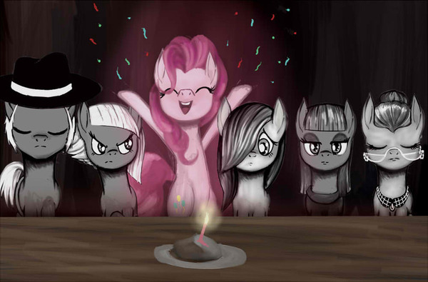 Family get-together. - My little pony, Pinkie pie, Maud pie, Limestone Pie, Marble pie, Zetamad