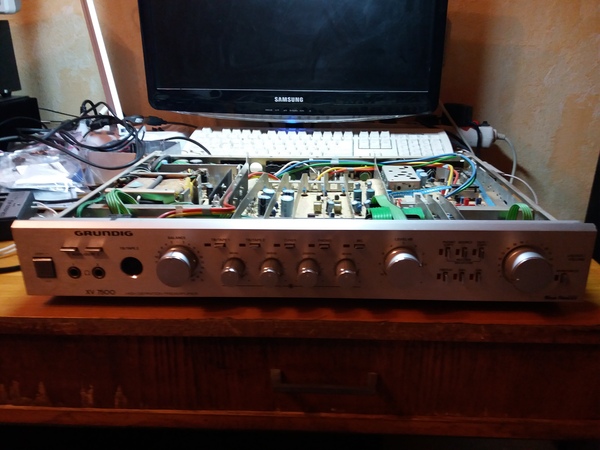 Repair of pre-amplifier GRUNDIG VX 7500 - My, Electronics repair, Samara, Preamplifier, Folk Audio Custom, Longpost