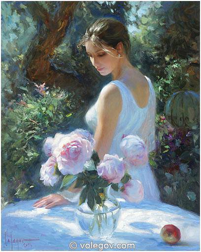 Vladimir Volegov - Art, Painting, Artist, Longpost, Art, Vladimir Volegov, Beautiful girl