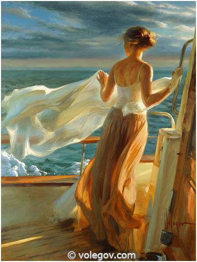 Vladimir Volegov - Art, Painting, Artist, Longpost, Art, Vladimir Volegov, Beautiful girl