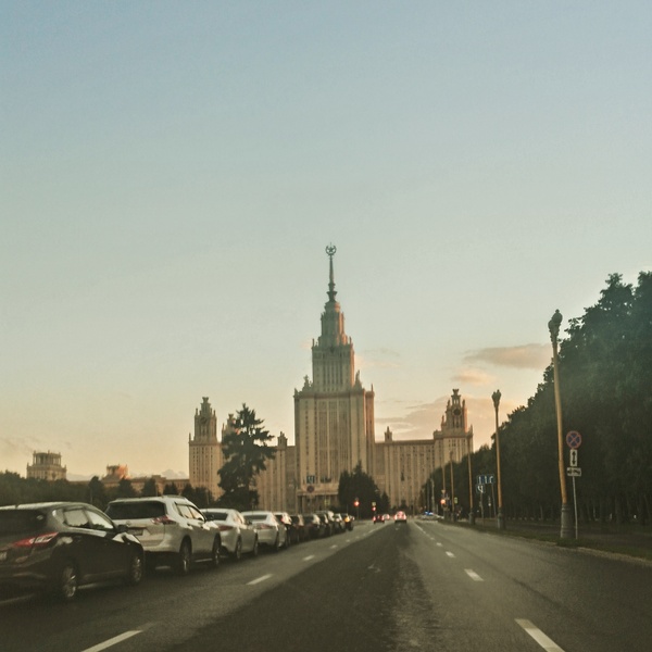 Just a beautiful photo - My, MSU, Moscow