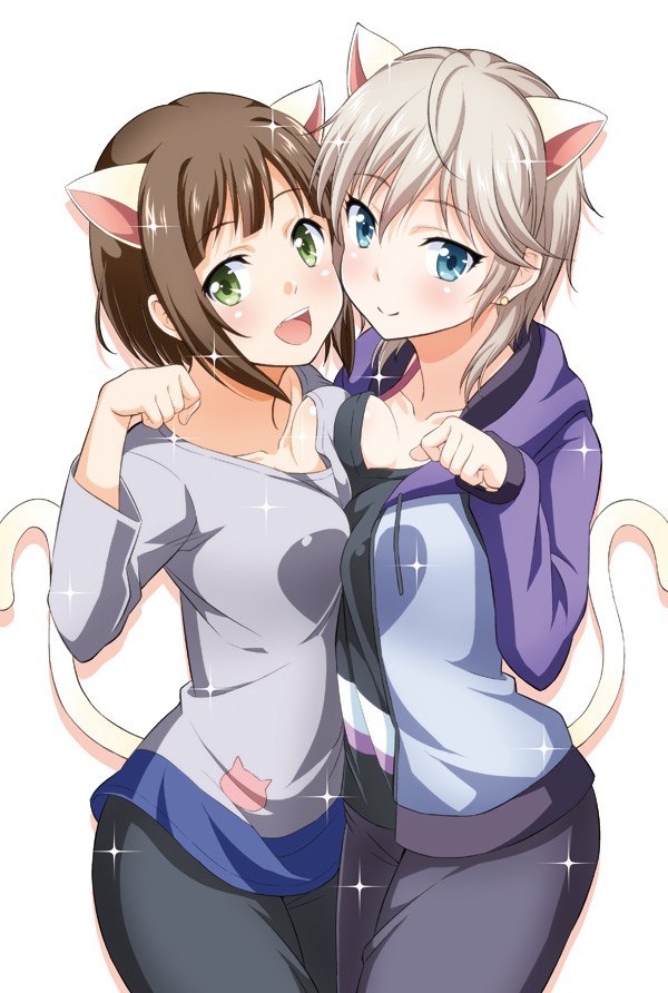 Anastasia & Maekawa Miku - Anastasia (idolmaster), Miku Maekawa, Idolmaster, Anime Art, Аниме