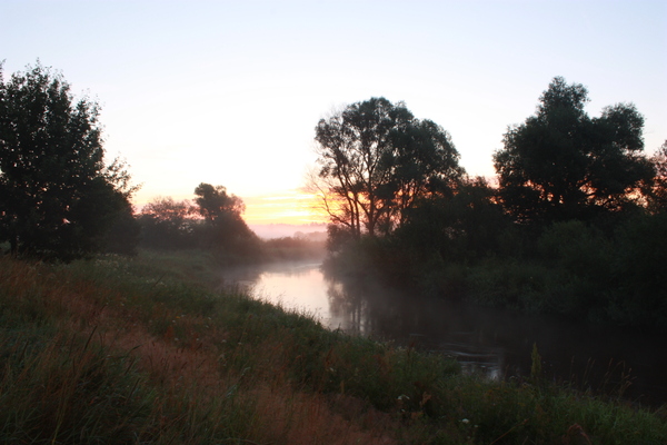 Morning! - My, Fog, Canon 450d, Morning, dawn