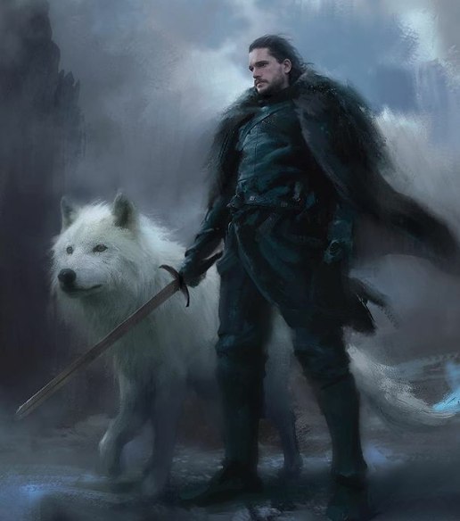 Jon Snow - Daenerys Targaryen - Game of Thrones, Art, Daenerys Targaryen, Jon Snow