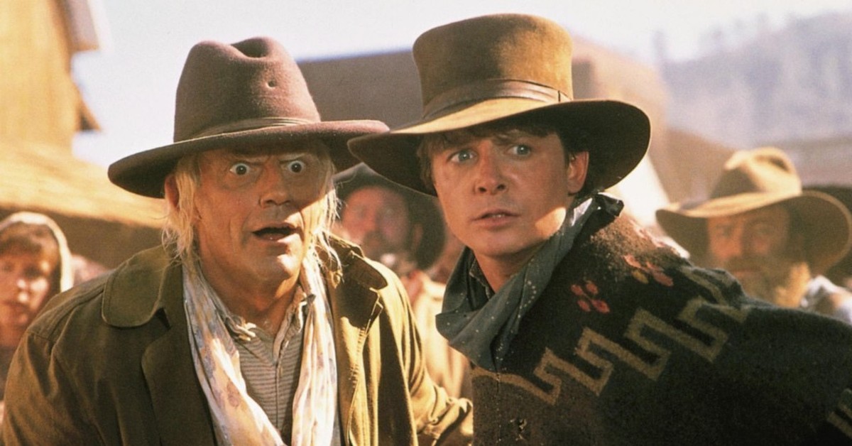 Фильм назад в будущее дикий запад. Назад в будущее 3 гоблин. Назад в будущее 3 марти и док. Назад в будущее 3 фильм 1990. Назад в будущее 3 фильм 1990.