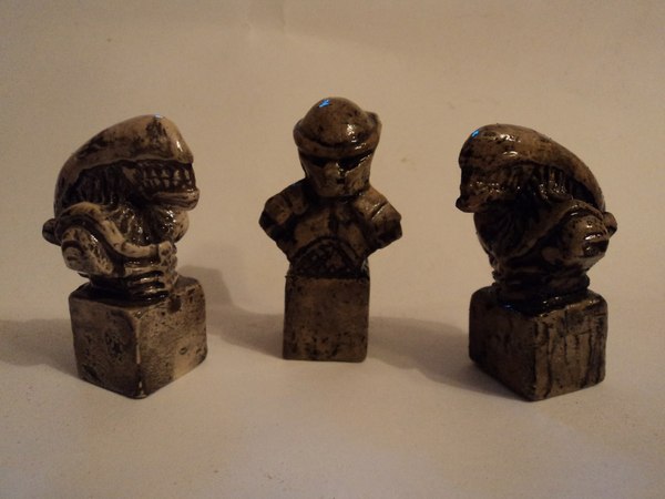 Figurines alien and predator. The idea is to make a set for playing tafl - My, Board games, , Gypsum, Statuette, Longpost