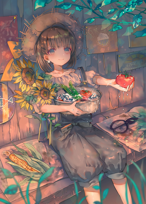 Vegetables Anime Art, , Original Character