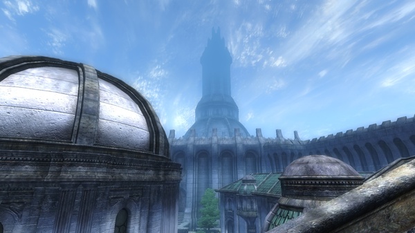 Tamriel, beautiful emerald roofs of the imperial city, Empire's beauty without mods, O_O. Imperial City, Oblivion, The Elder Scrolls IV: Oblivion, The Elder Scrolls V: Skyrim, The Elder Scrolls, , Empire Heart, Roofs of gods, 