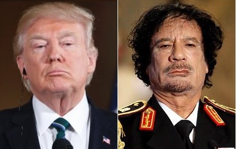 Trump + Gaddafi - My, Politics, America, Donald Trump, Gaddafi