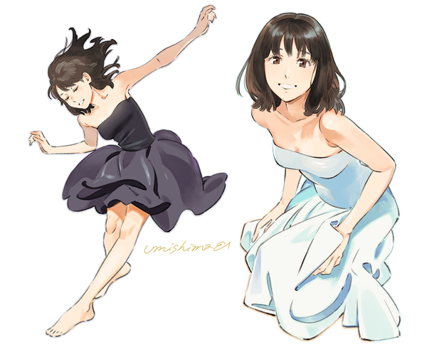 Dancing in Dress , Anime Art, Umishima senbon,  , , 
