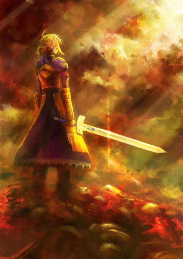 Saber Fate, Fate-stay Night, Anime Art, , Artoria Pendragon, Saber
