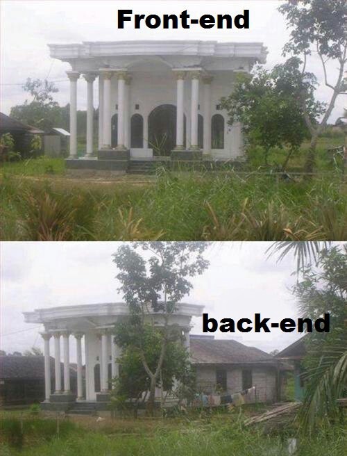 Front-end  back-end  Frontend, Backend, , IT 