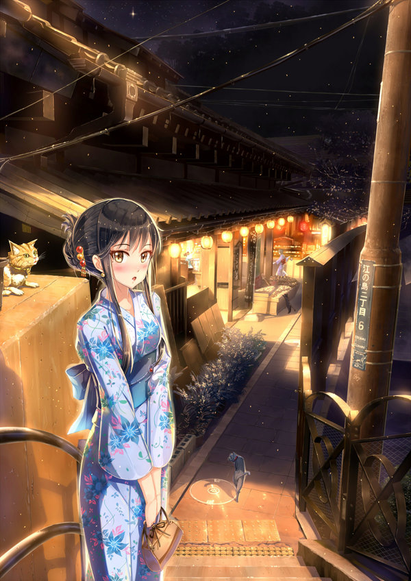 Her scenery Anime Art, Original Character, Anime original, , Penname-kazeno