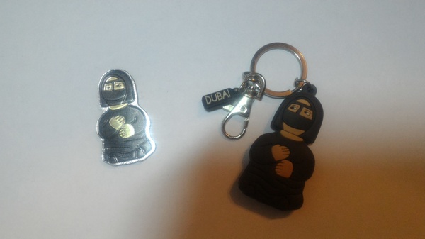 Explosive keychain and magnet from Dubai - My, Magnets, Keychain, Burka, Hello reading tags