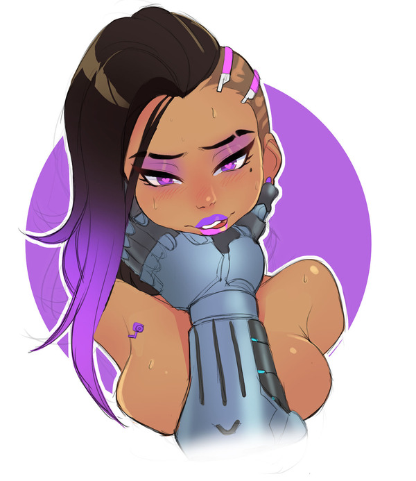 Rough - NSFW, Sombra, Overwatch, G1138, Арт, Длиннопост