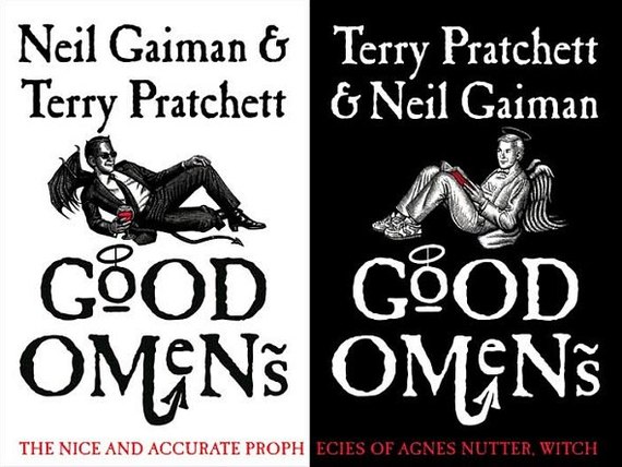 Michael Sheen and David Tennant to star in Terry Pratchett's Good Omens - Terry Pratchett, Neil Gaiman, David Tennant, Michael Sheen, Good signs