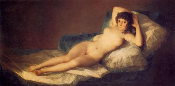 Classics of painting. - NSFW, Painting, Maha, Francisco Goya, 