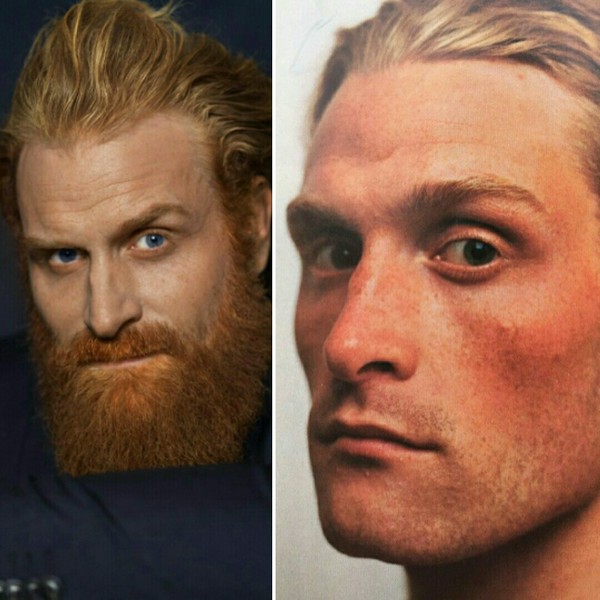 Tormund without beard) - Game of Thrones, Christopher Hivju