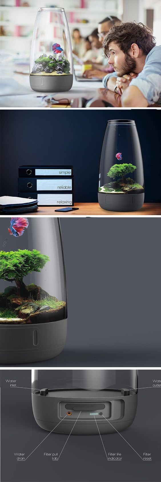 Вращающийся аквариум?!