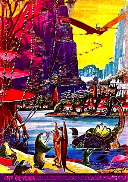 Gallery of the Unfulfilled Future. - Space fiction, Retrofuturism, Humor, Longpost