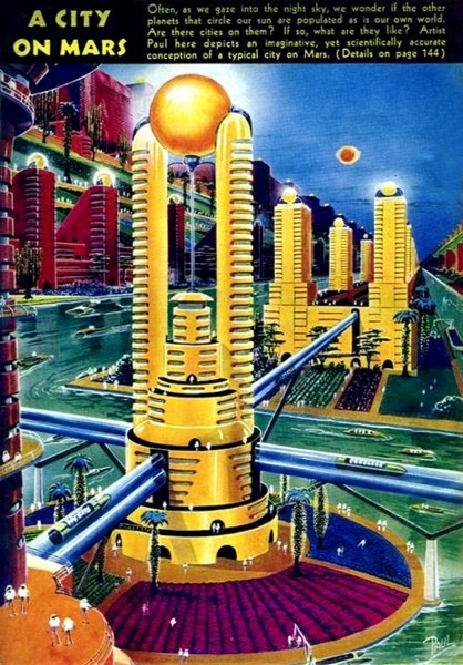 Gallery of the Unfulfilled Future. - Space fiction, Retrofuturism, Humor, Longpost